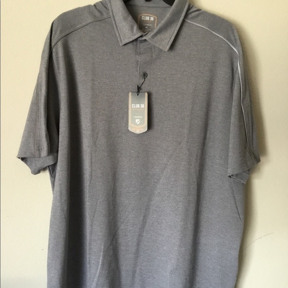 🏌️new CLUB 38  PIQUE REFLECTOR POLO - Picture 1 of 4